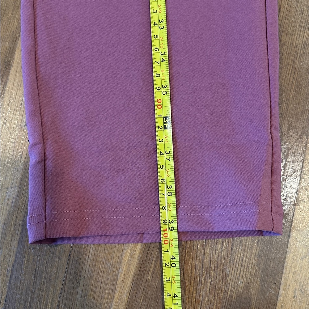 *last chance* Kancy Kole | Women's Tie-Belt Trousers in Taupe and Mauve - Picture 11 of 13